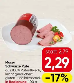Spar Moser schwarze pute Angebot