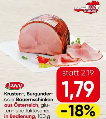 Spar Krusten burgunder  oder bauernschinken Angebot