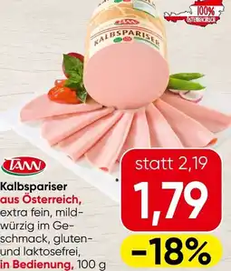 Spar Kalbspariser aus österreich Angebot
