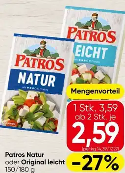 Spar Patros natur oder original leicht Angebot