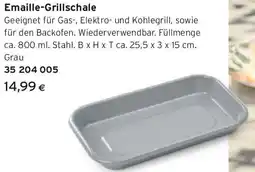 Tchibo Eduscho Emaille-Grillschale Angebot