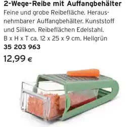 Tchibo Eduscho 2-Wege-Reibe mit Auffangbehälter Angebot