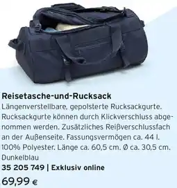 Tchibo Eduscho Reisetasche-und-Rucksack Angebot