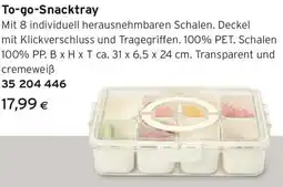 Tchibo Eduscho To-go-Snacktray Angebot