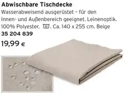Tchibo Eduscho Abwischbare Tischdecke Angebot