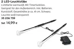Tchibo Eduscho 2 LED-Leuchtstäbe Angebot