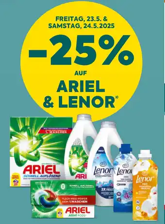 Billa Ariel & lenor Angebot