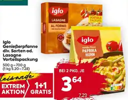 Billa Genießer Planne od. Lasagne Angebot