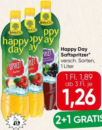 Spar Happy day saftspritzer Angebot