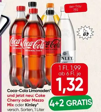 Spar Coca-cola limonaden Angebot