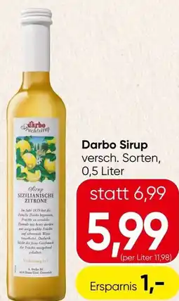Spar Darbo Sirup Angebot