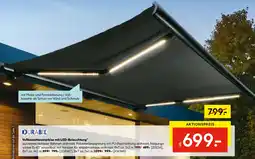 Hellweg Vollkassettenmarkise mit LED-Beleuchtung Angebot