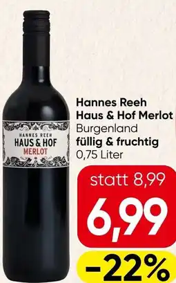 Spar Haus & Hof Merlot Burgenland Angebot