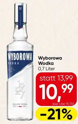 Spar wyborowa vodka Angebot