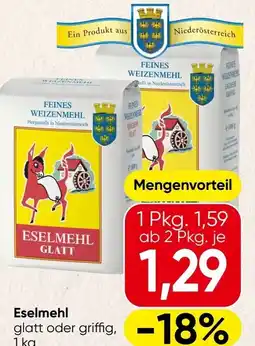 Spar Eselmehl glatt Angebot