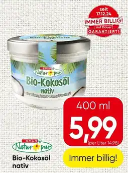 Spar Bio-kokosöl Angebot