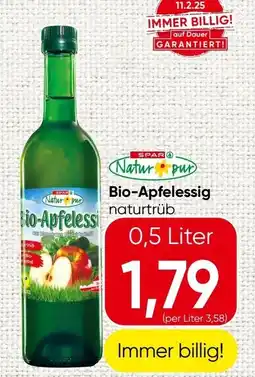 Spar Bio apfelessig naturtrüb Angebot