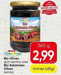 Spar Bio kalamata oliven Angebot