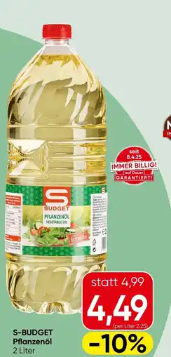 Spar S-budget pflanzenöl Angebot
