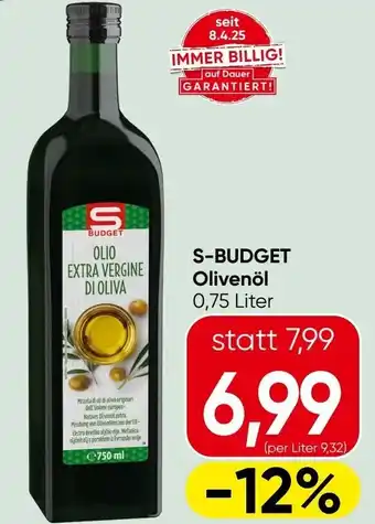 Spar S-budget olivenöl Angebot