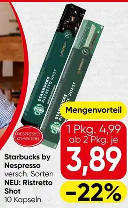 Spar Starbucks roast nespresso kompatibel Angebot