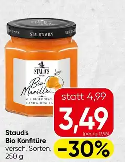 Spar Staud's bio konfitüre Angebot