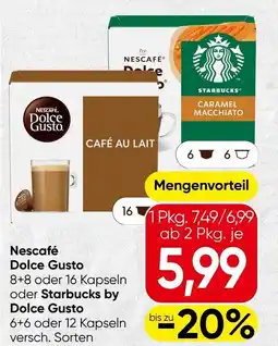 Spar Nescafé dolce gusto starbucks by dolce gusto Angebot