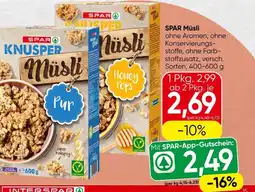 Spar Spar müsli Angebot