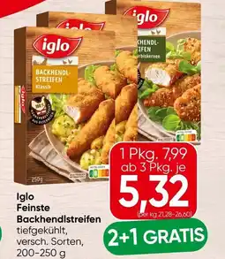 Spar Iglo feine backhendl streifen Angebot