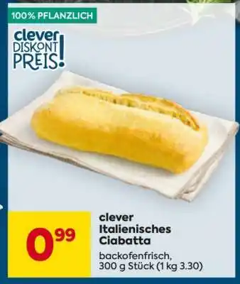 Billa clever italienisches Ciabatta Angebot