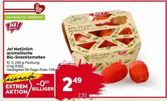 Billa Ja! Natürlich aromatische Bio-Snacktomaten Angebot
