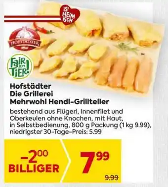 Billa Hofstädter Die Grillerei Mehrwohl Hendl-Grillteller Angebot