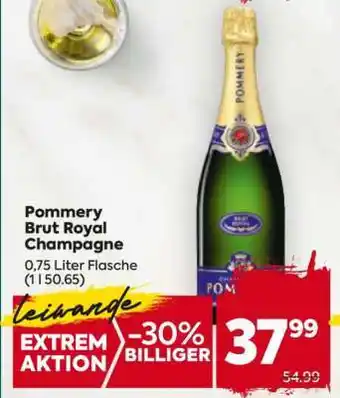 Billa Pommery Brut Royal Champagne Angebot