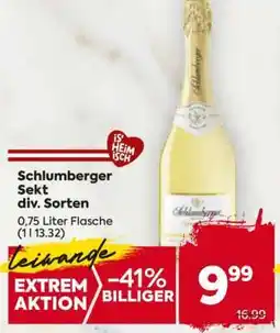 Billa Schlumberger Sekt div. Sorten Angebot