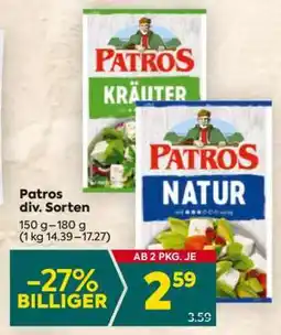 Billa Patros div. Sorten Angebot
