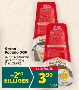 Billa Grana Padano DOP Angebot