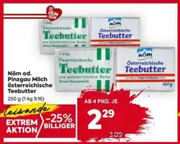 Billa Nöm od. Pinzgau Milch österreichische Teebutter Angebot