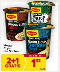 Billa Maggi Cups div. Sorten Angebot