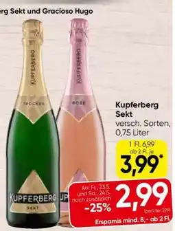 Spar Kupferberg Sekt Angebot
