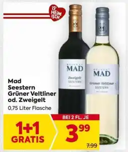 Billa Mad Seestern Grüner Veltliner od. Zweigelt Angebot