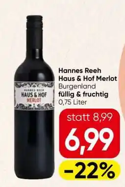 Spar Hannes Reeh Haus & Hof Merlot Angebot