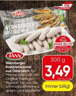 Spar Wernberger Rostbratwürstel Angebot