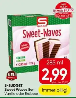 Spar S-BUDGET Sweet Waves 5er Angebot
