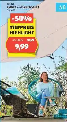Hofer BELAVI GARTEN-SONNENSEGEL Angebot