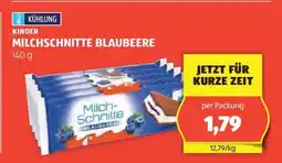 Hofer KINDER MILCHSCHNITTE BLAUBEERE Angebot