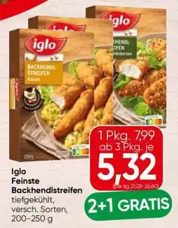 Spar Iglo Feinste Backhendstreifen Angebot