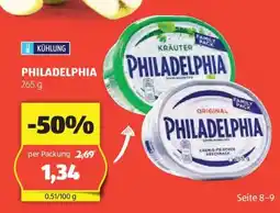 Hofer PHILADELPHIA Angebot