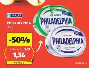 Hofer PHILADELPHIA Angebot
