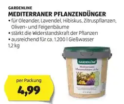 Hofer GARDENLINE MEDITERRANER PFLANZENDÜNGER Angebot