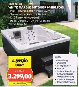 Hofer WHITE MARBLE OUTDOOR WHIRLPOOL Angebot
